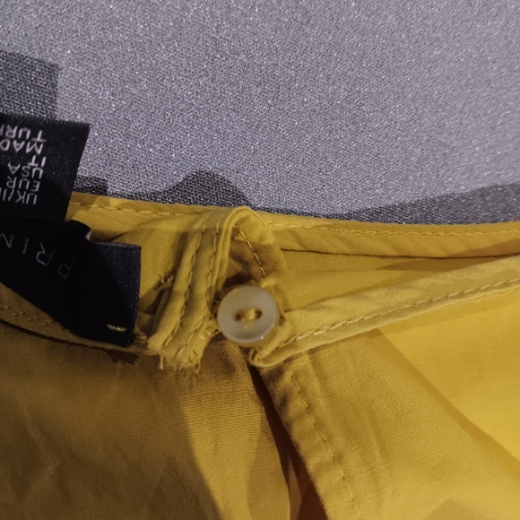 Yellow Ruffle Sleeve Top - Picture 5 of 5